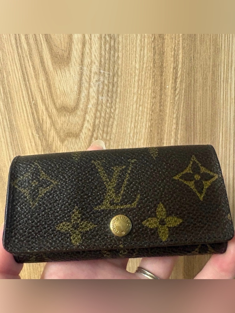 Auth Louis Vuitton Monogram Key Holder